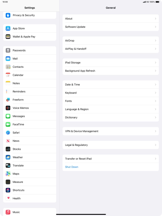 Press App Store.
