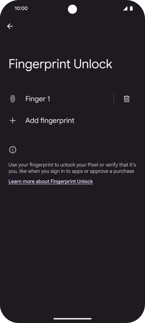 Press arrow left.