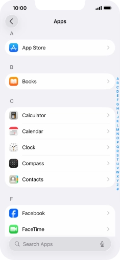 Press App Store.