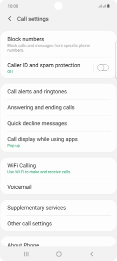 Press WiFi Calling.