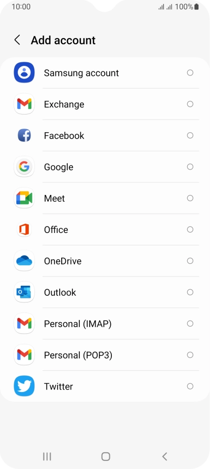 Press Google.