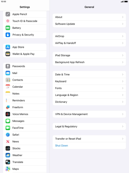 Press App Store.