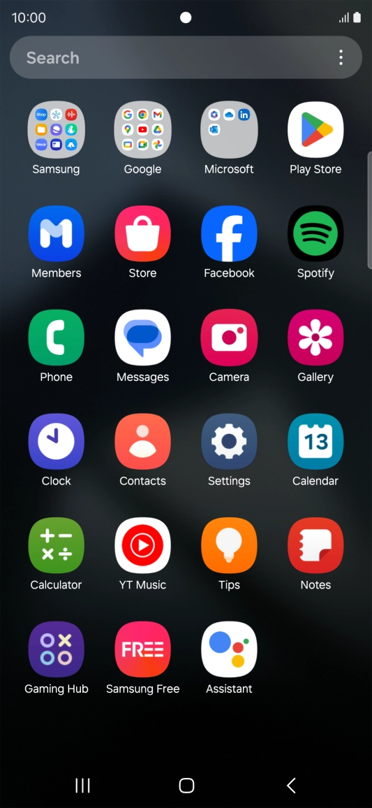 Press Play Store.