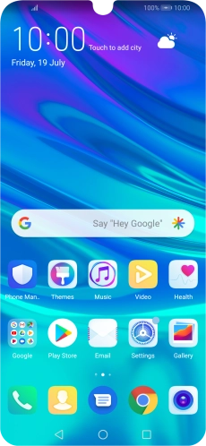 When the battery charging icon is displayed, charging is in progress.