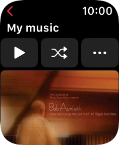 Press the play icon to start the playback.