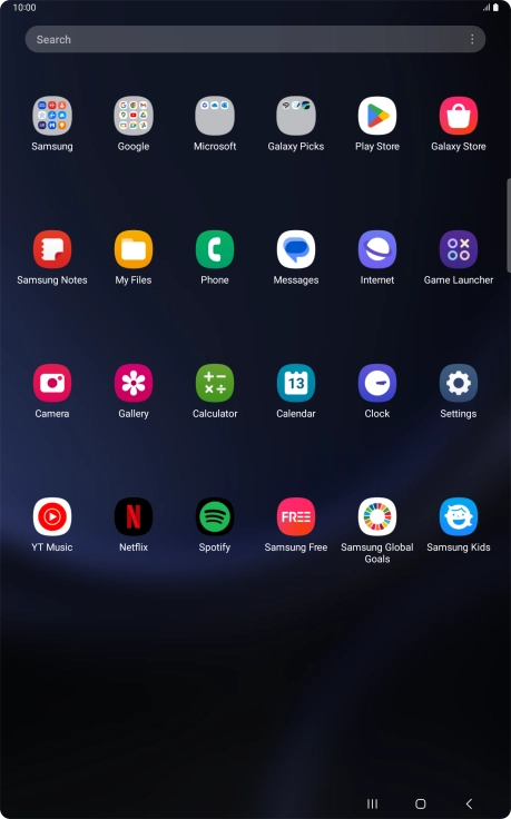 Press Play Store.