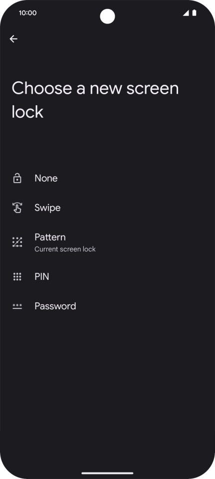 Press None.