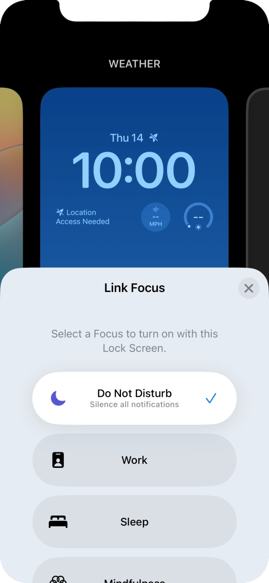 Press the close icon.