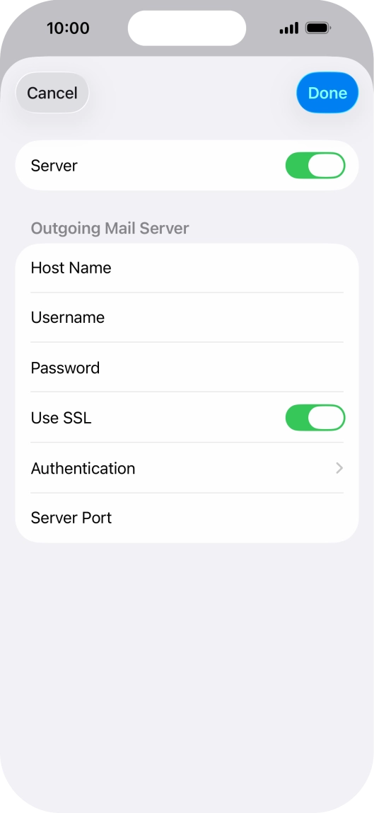 Press Authentication.