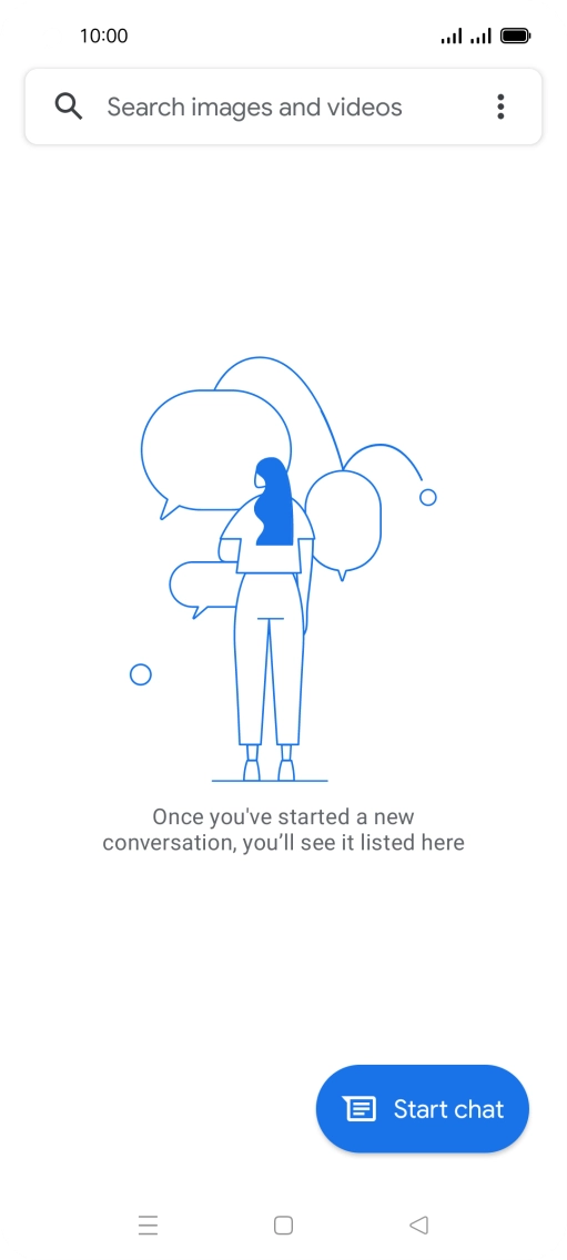 Press Start chat.