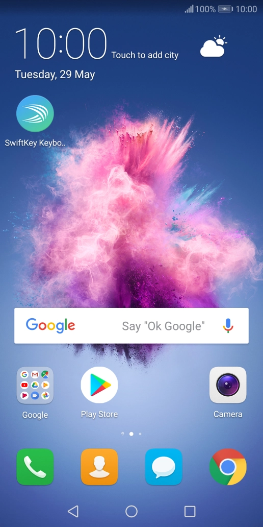When the battery charging icon is displayed, the battery is charging.