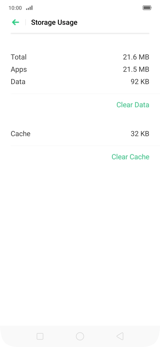 Press Clear Cache.
