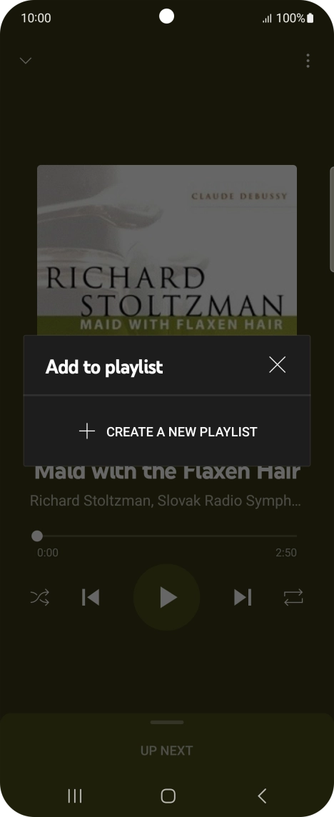 Press CREATE A NEW PLAYLIST.