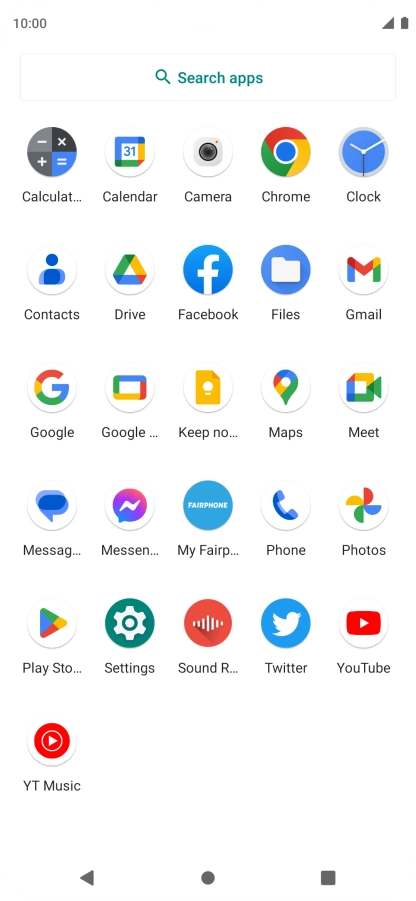 Press Play Store.