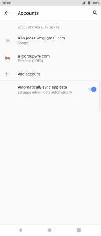 Press the Home key to return to the home screen.