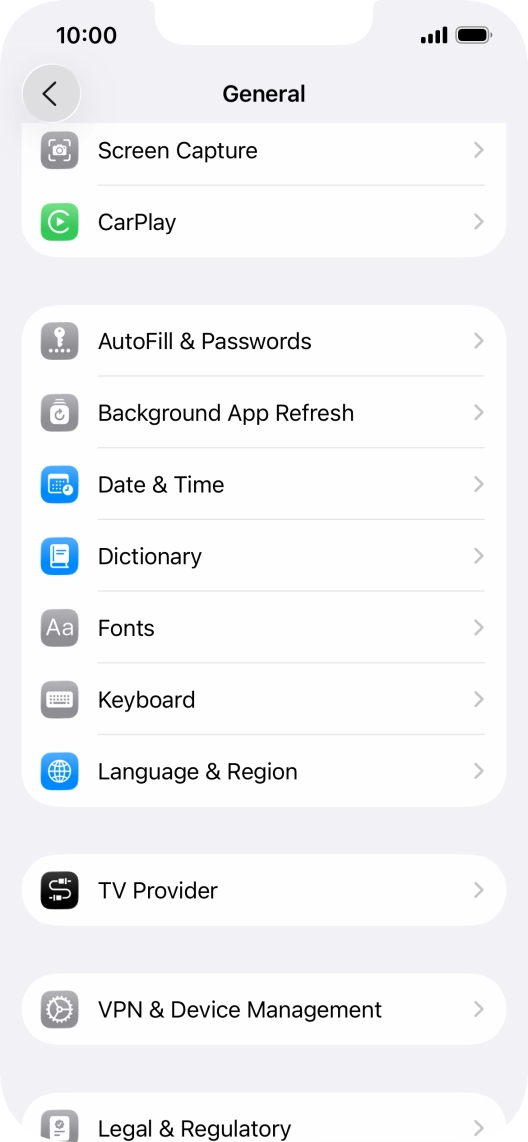 Press Background App Refresh.
