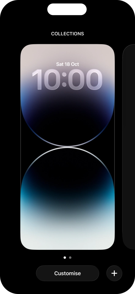 Press the add icon.