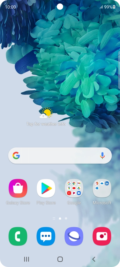 When the battery charging icon is displayed, charging is in progress.