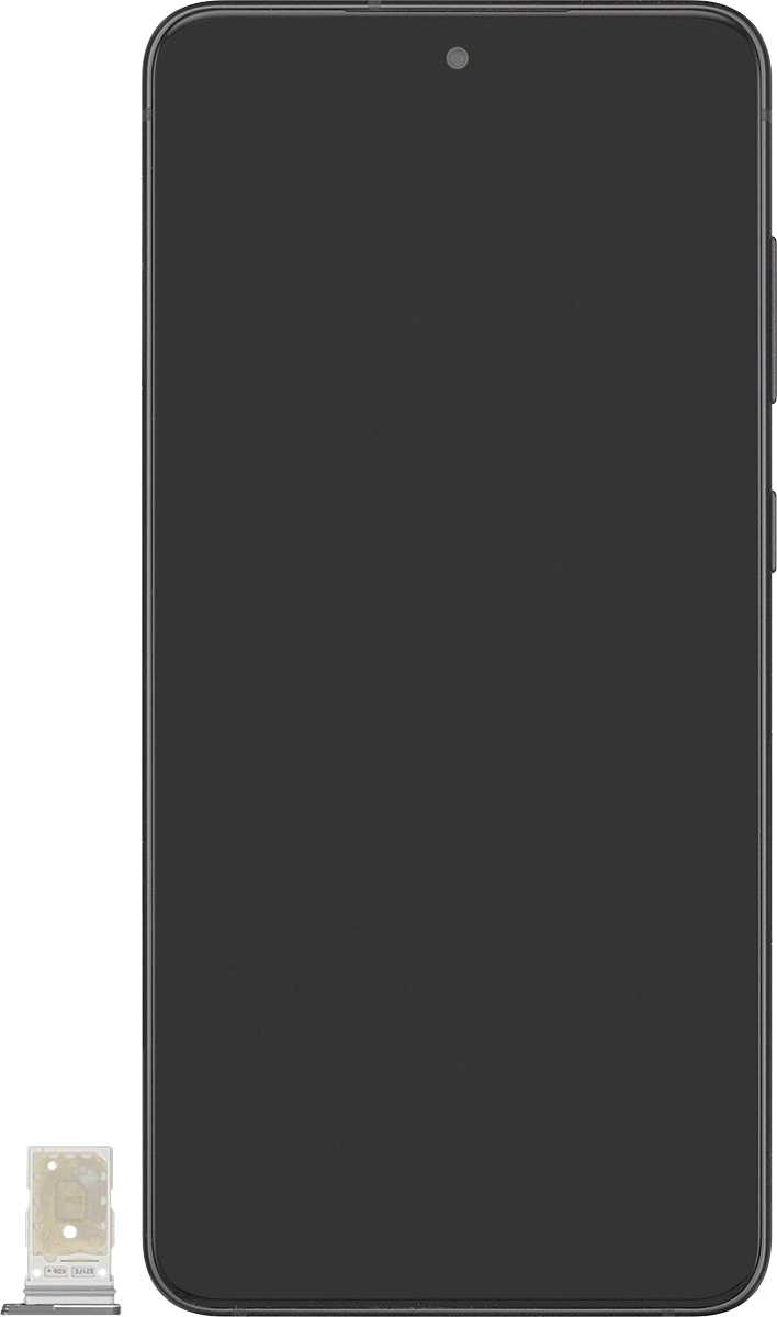 Turn your SIM as illustrated in the SIM holder and place it in the SIM holder.