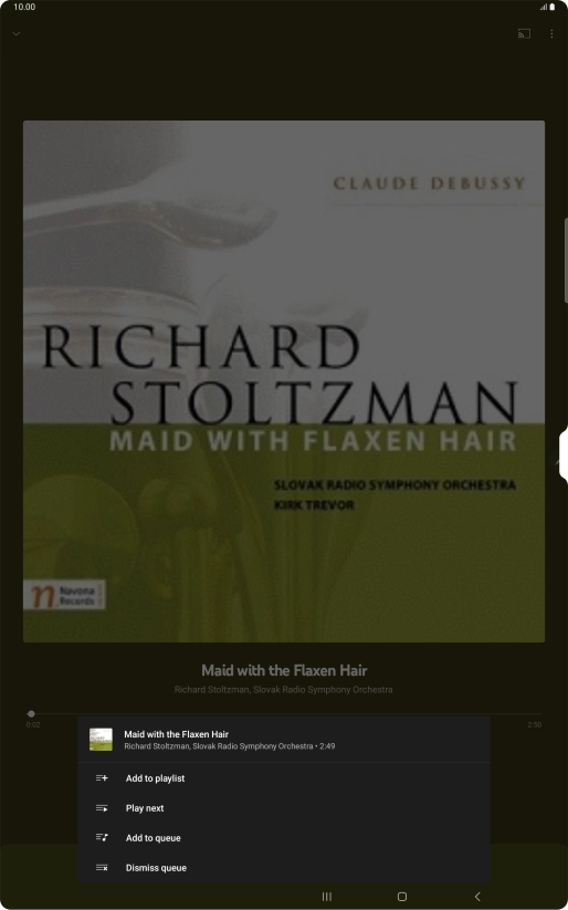 Press Add to playlist.