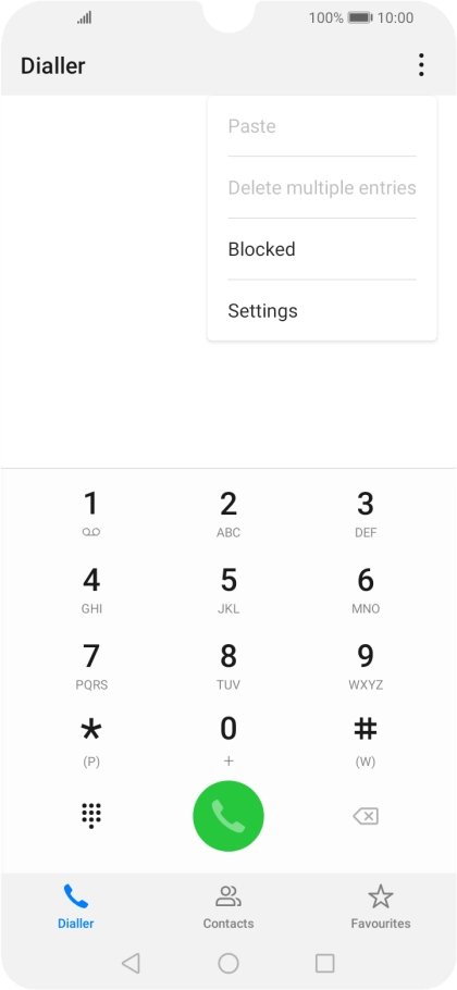 Press Settings.
