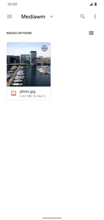 Press the required picture.
