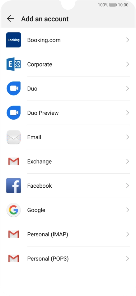 Press Google.