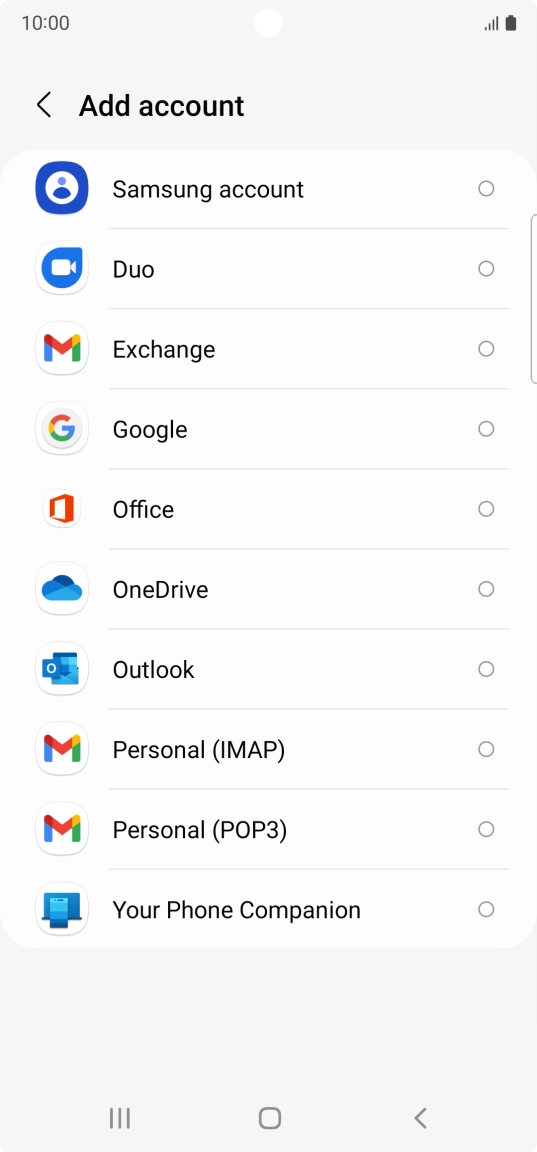 Press Google.