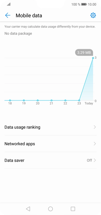 Press Networked apps.