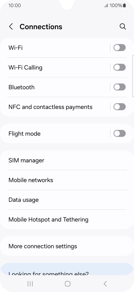 Press Wi-Fi.