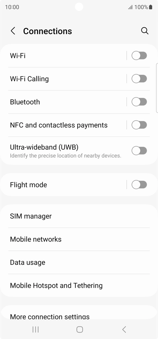 Press Wi-Fi.