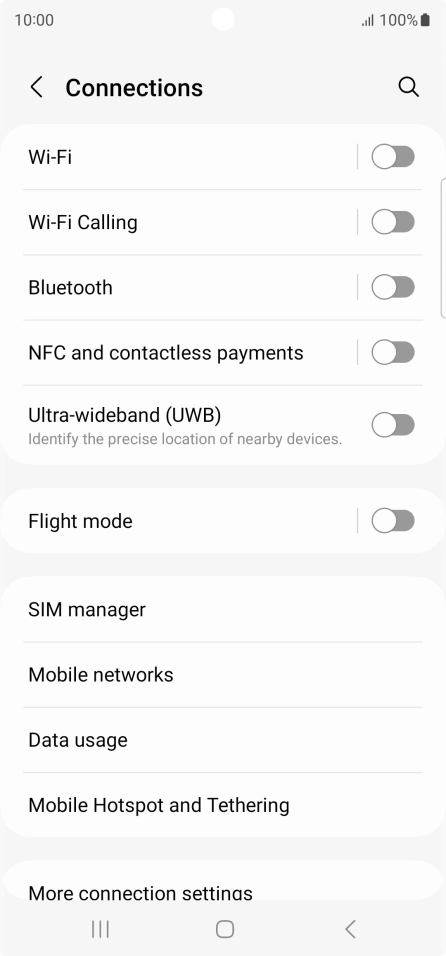 Press Wi-Fi.