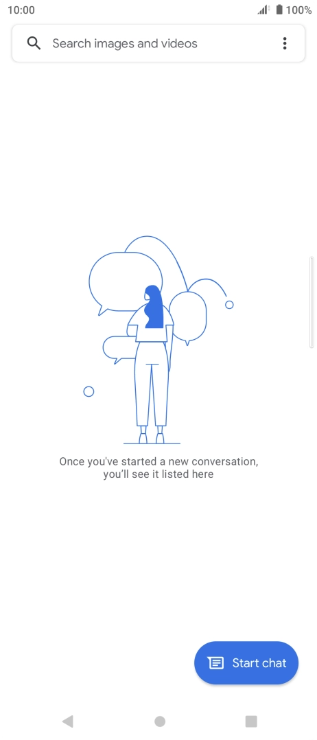 Press Start chat.