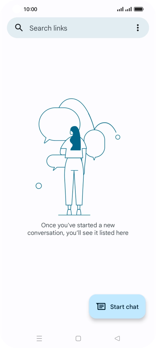 Press Start chat.