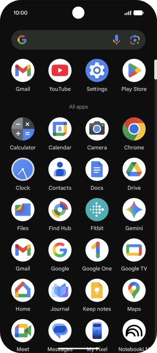 Press Play Store.