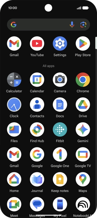 Press Play Store.
