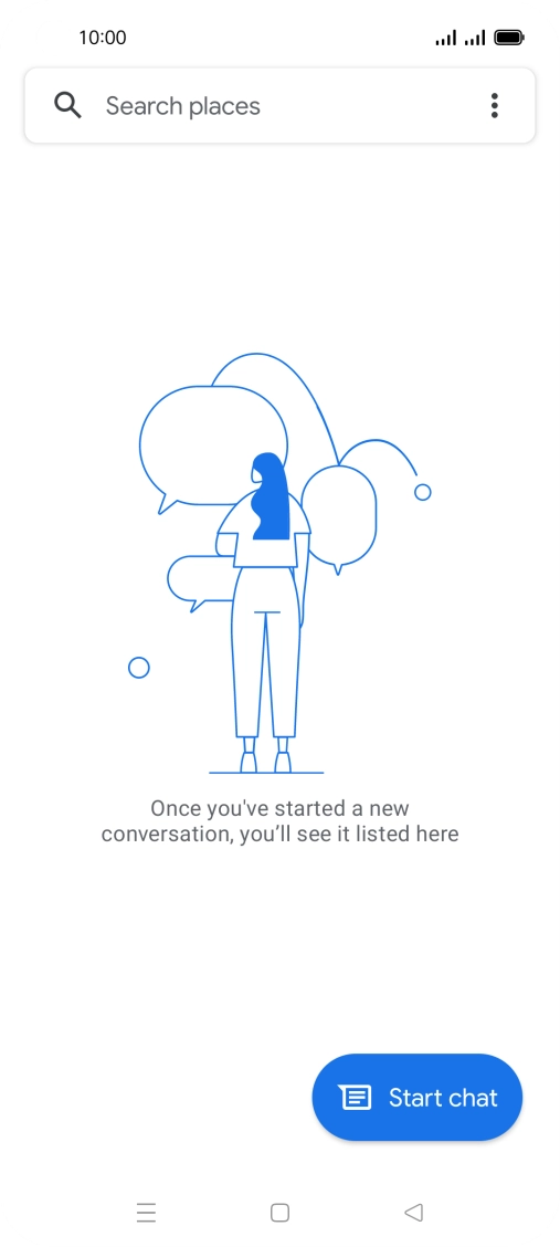 Press Start chat.