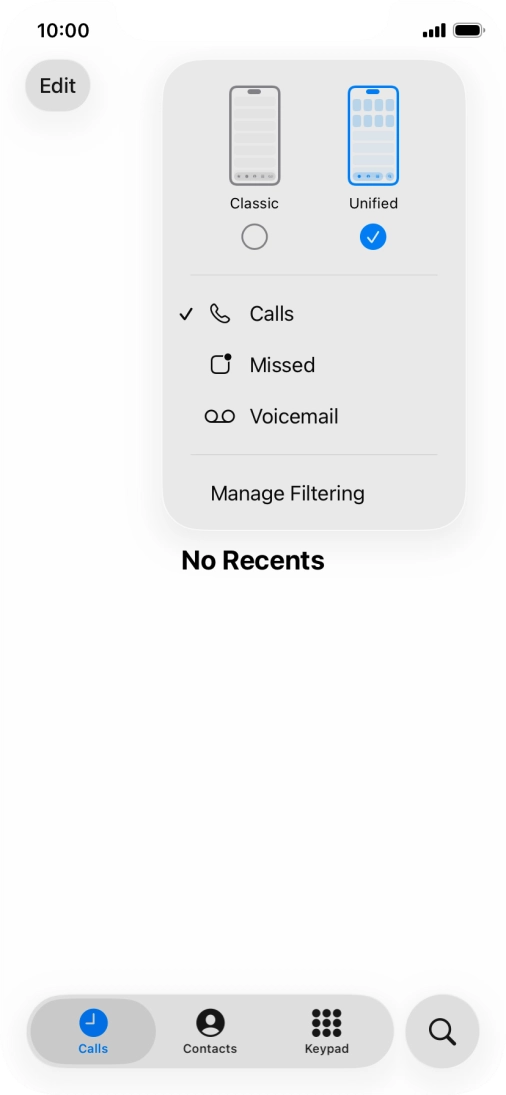 Press Voicemail.