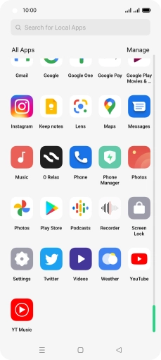 Press Play Store.