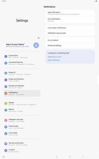 Press App notifications.
