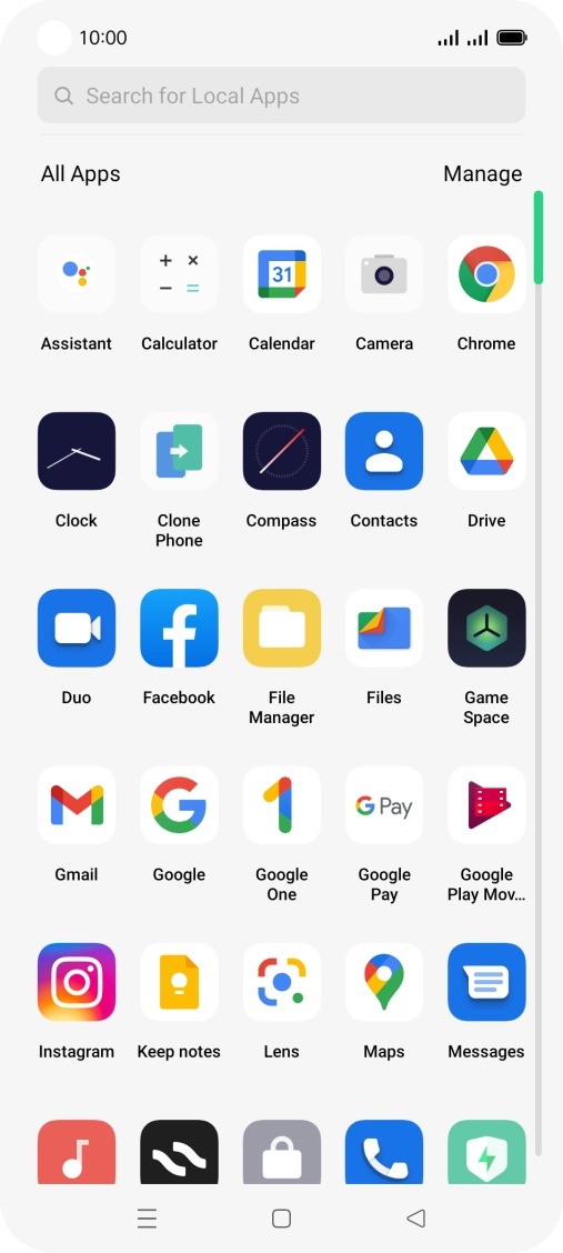 Press Gmail.