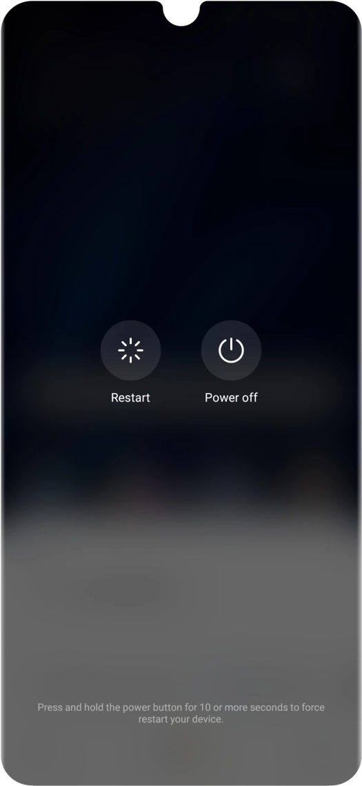 Press Power off.