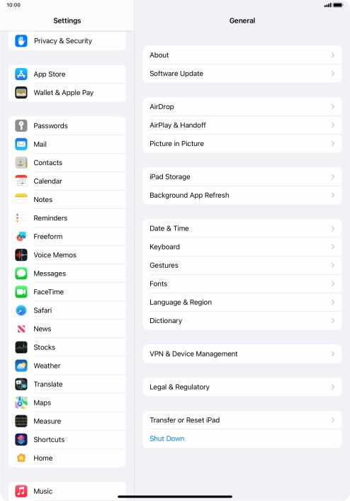 Press App Store.