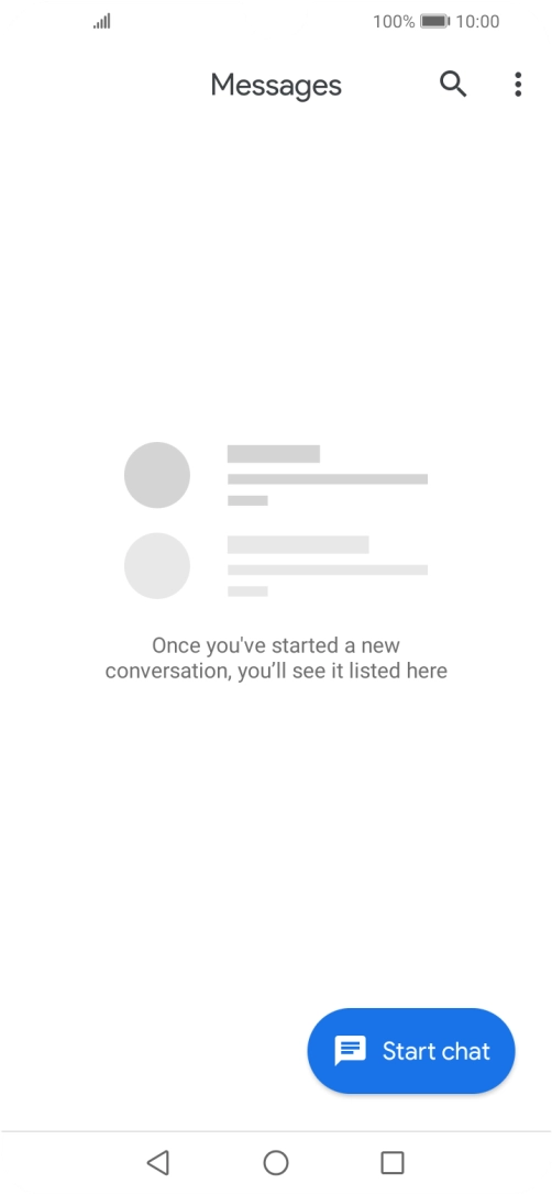 Press Start chat.