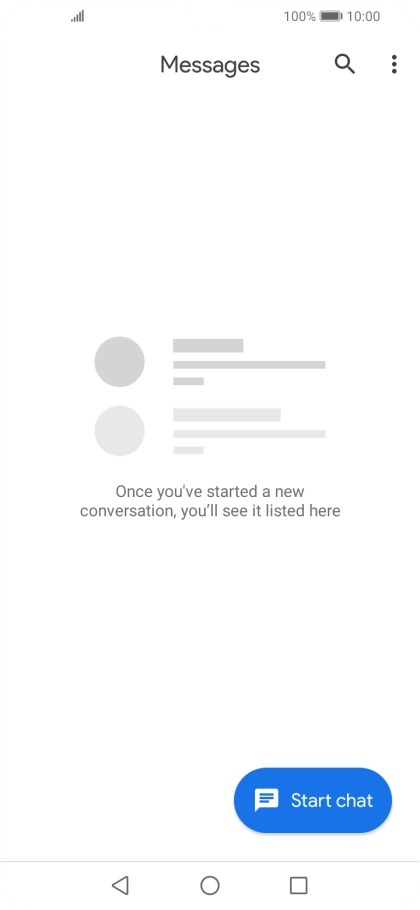 Press Start chat.