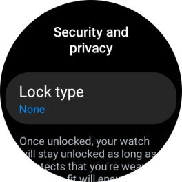 Press Lock type.