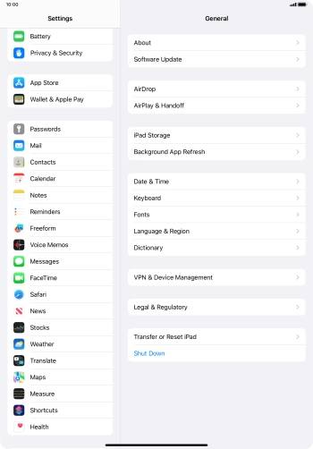 Press App Store.