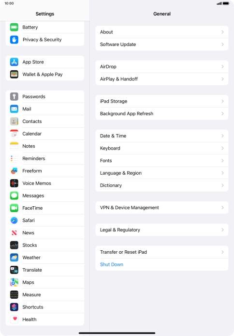 Press App Store.