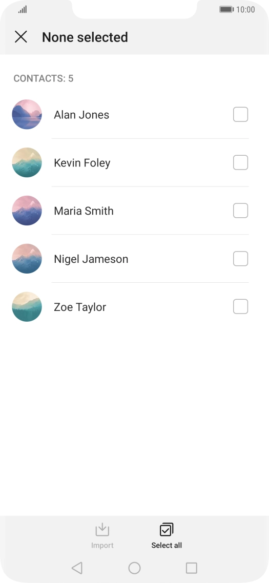 Press Select all.