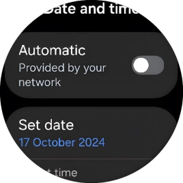 Press Set date.